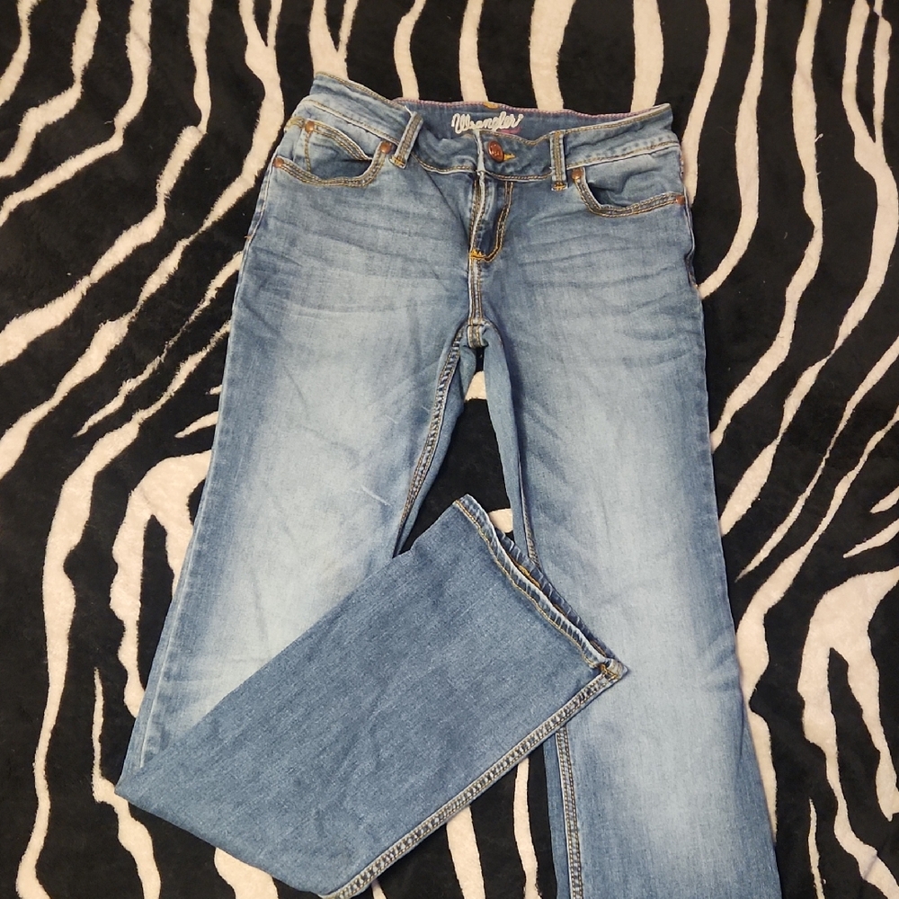 Wrangler Women's Light Blue Straight Leg Jeans